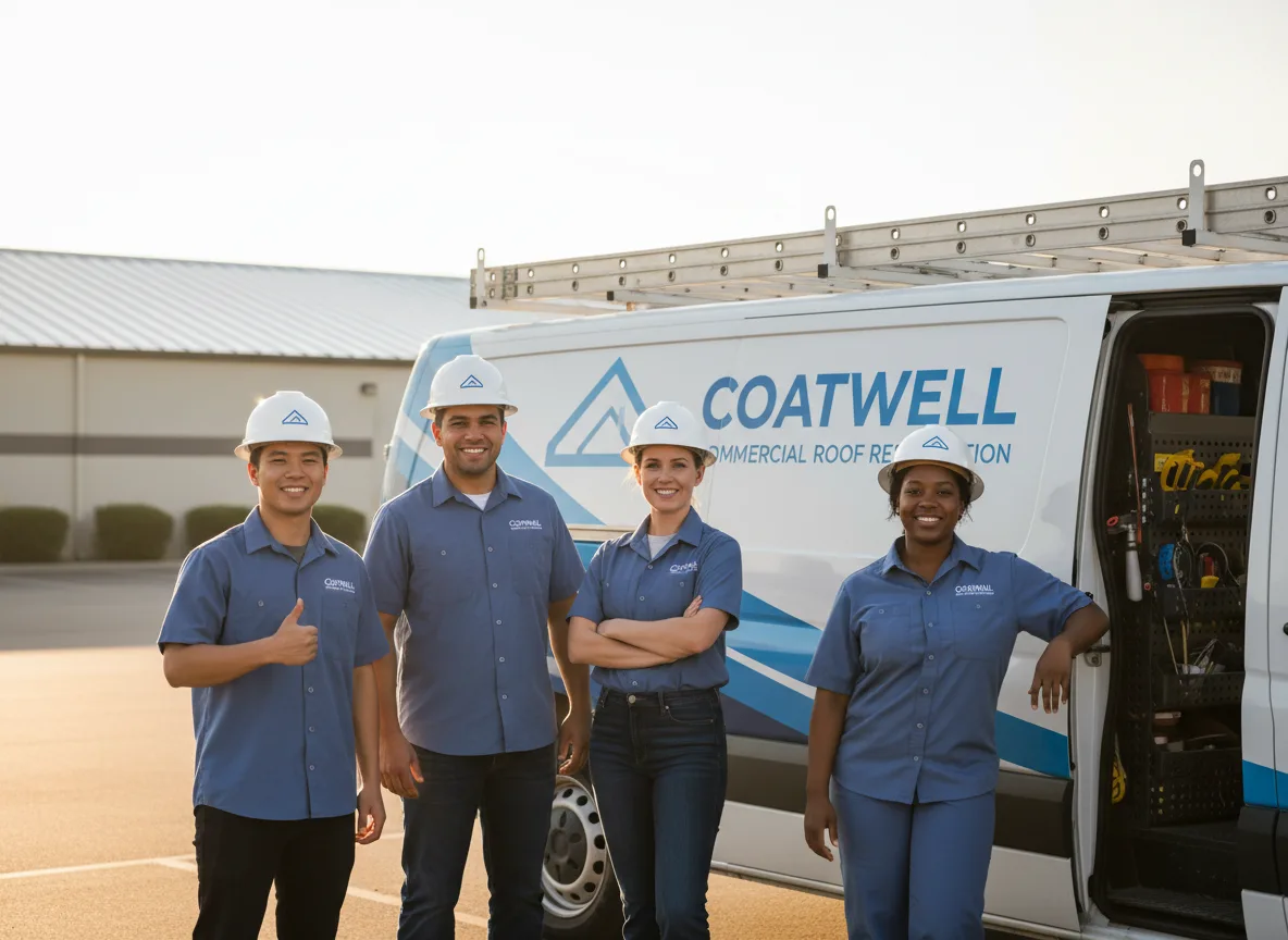 Commercial roof coating company in Forsyth, IL